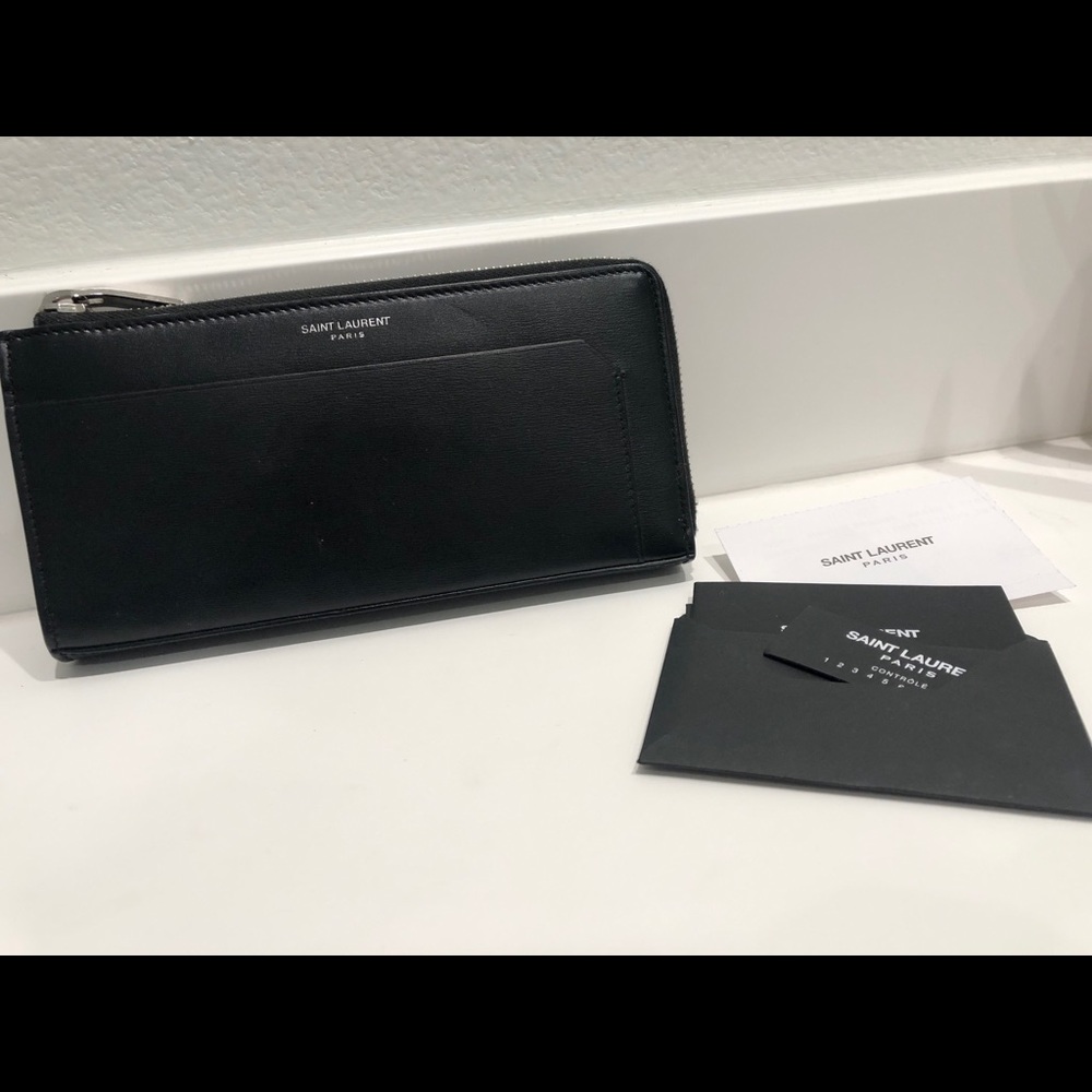 Used AUTHENTIC Saint Laurent Wallet